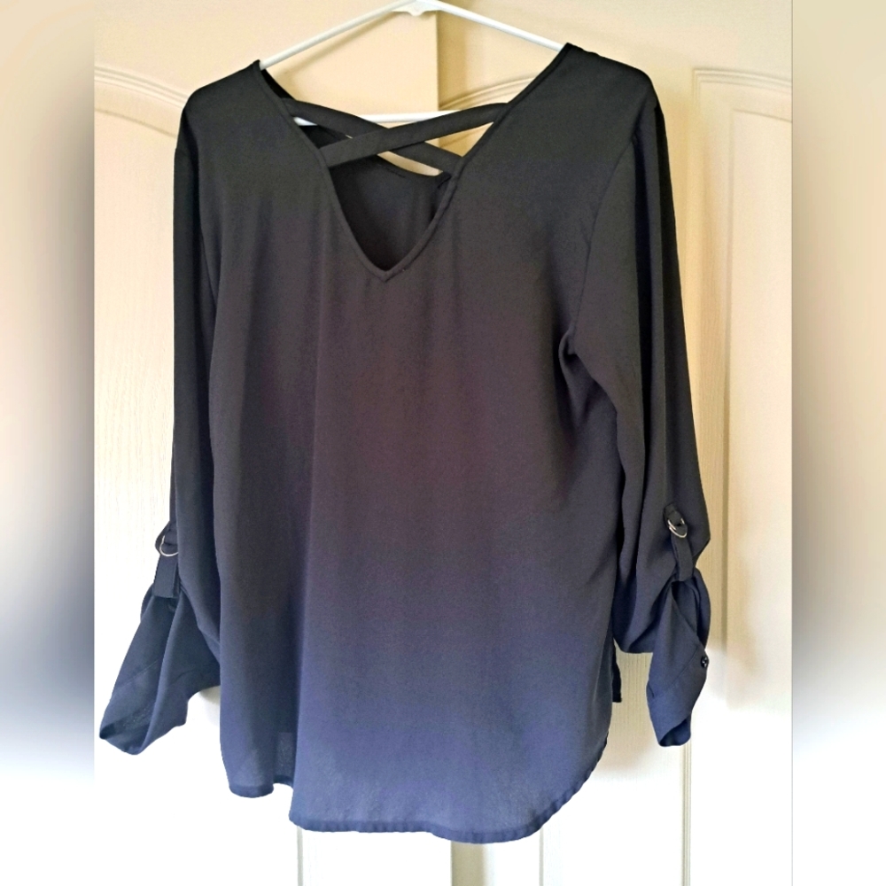 Maurices Dark Grey Dress Shirt